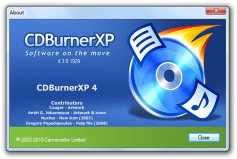 xburm|CDBurnerXP: Downloads.
